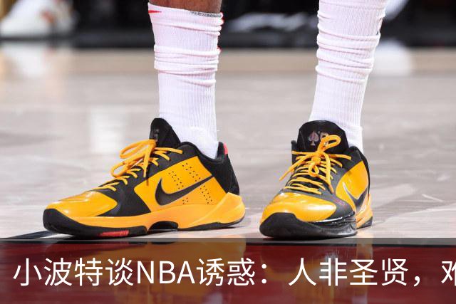 小波特谈NBA诱惑：人非圣贤，难免失足